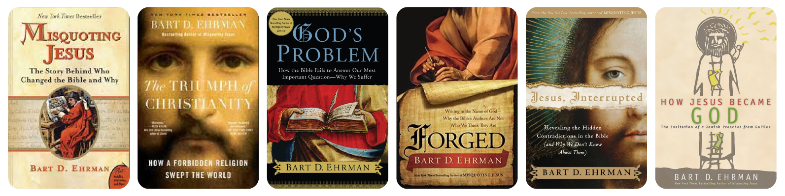 Bart Ehrman NYT Best Sellers