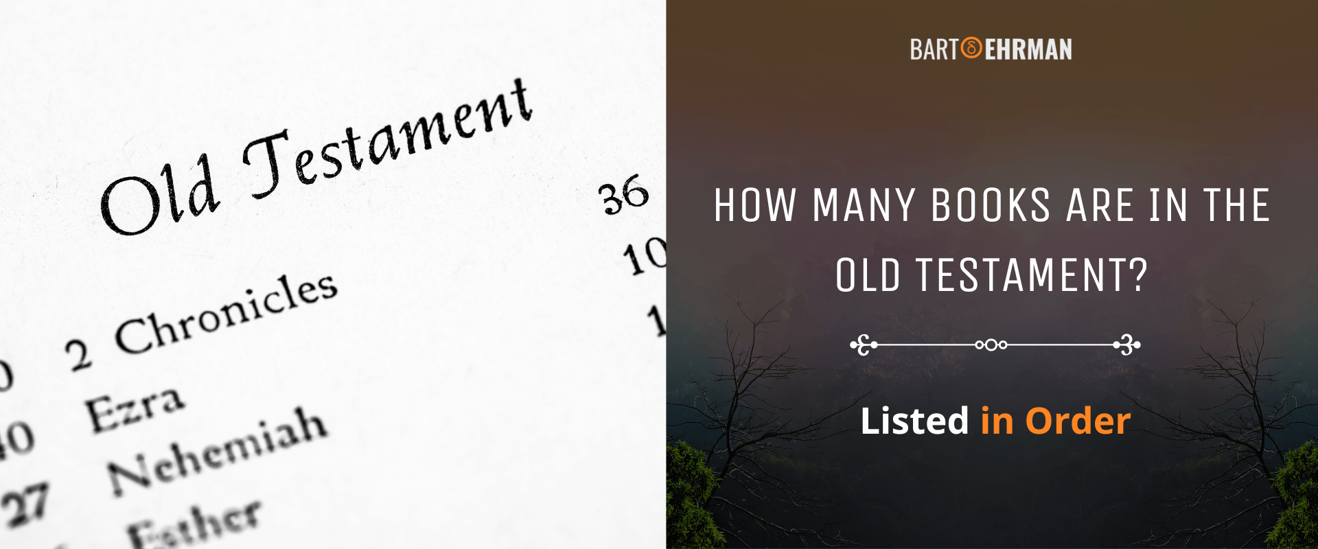 How Many Books are in the Old Testament_ (List in Order)