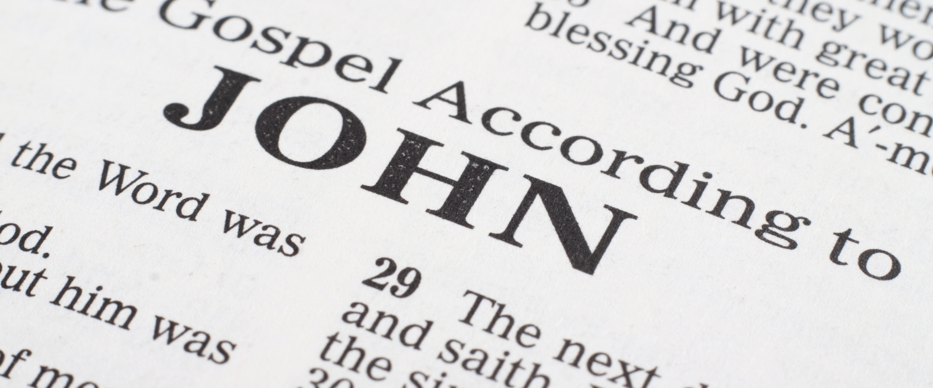 John’s Gospel John’s Gospel