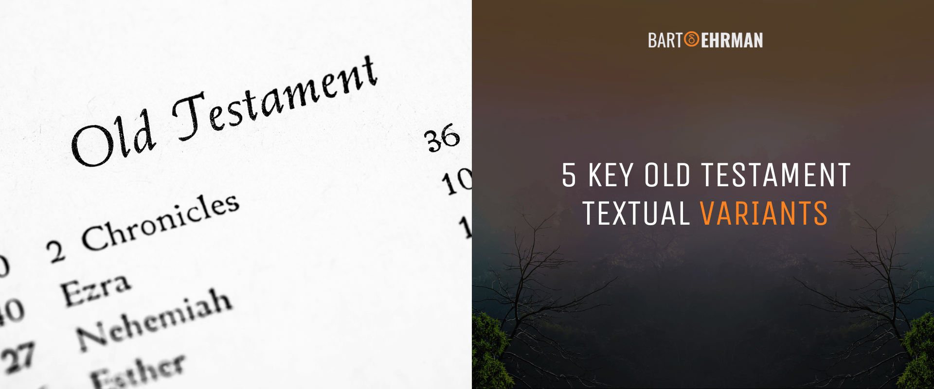 Old Testament Textual Variants