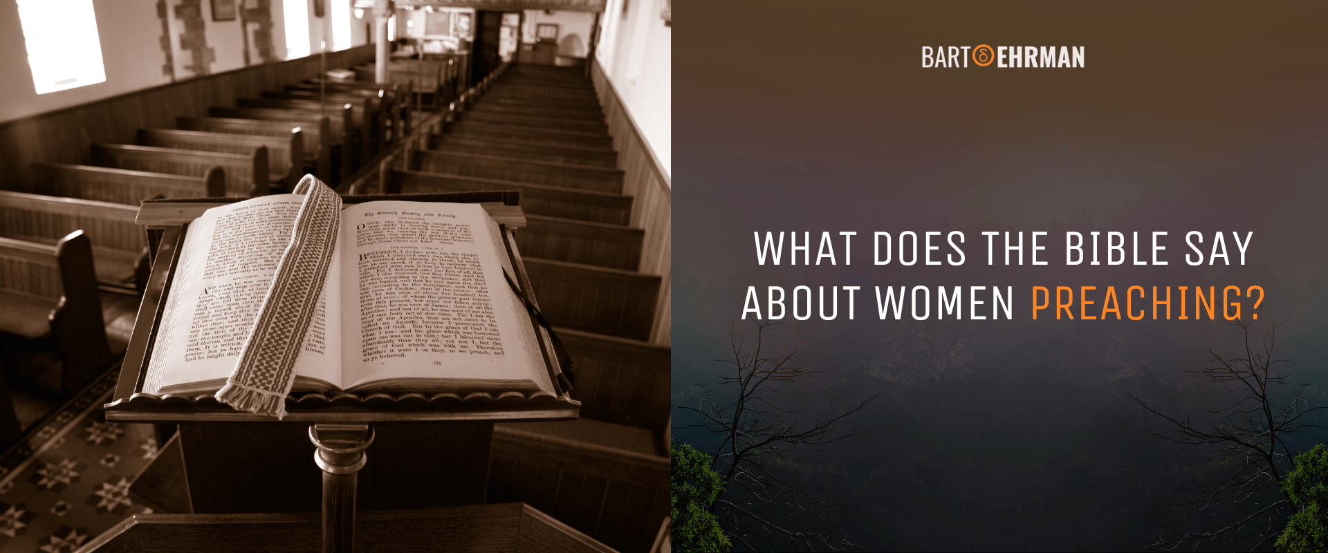 What Does the Bible Say About Women Preaching