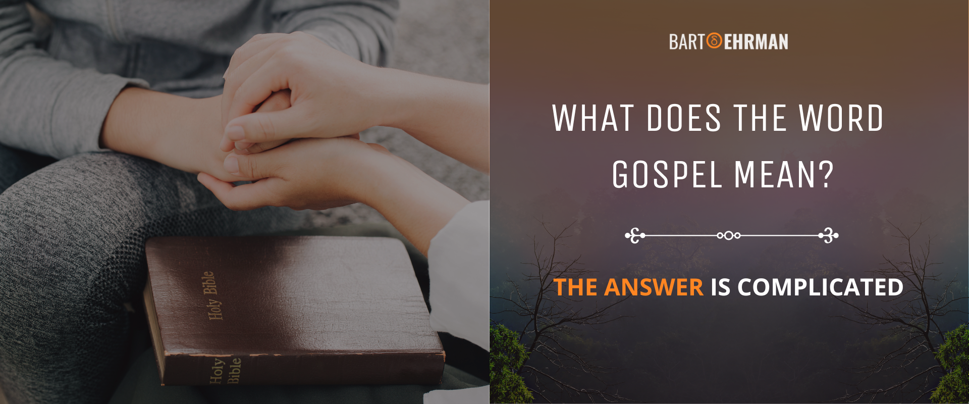What does the word gospel mean