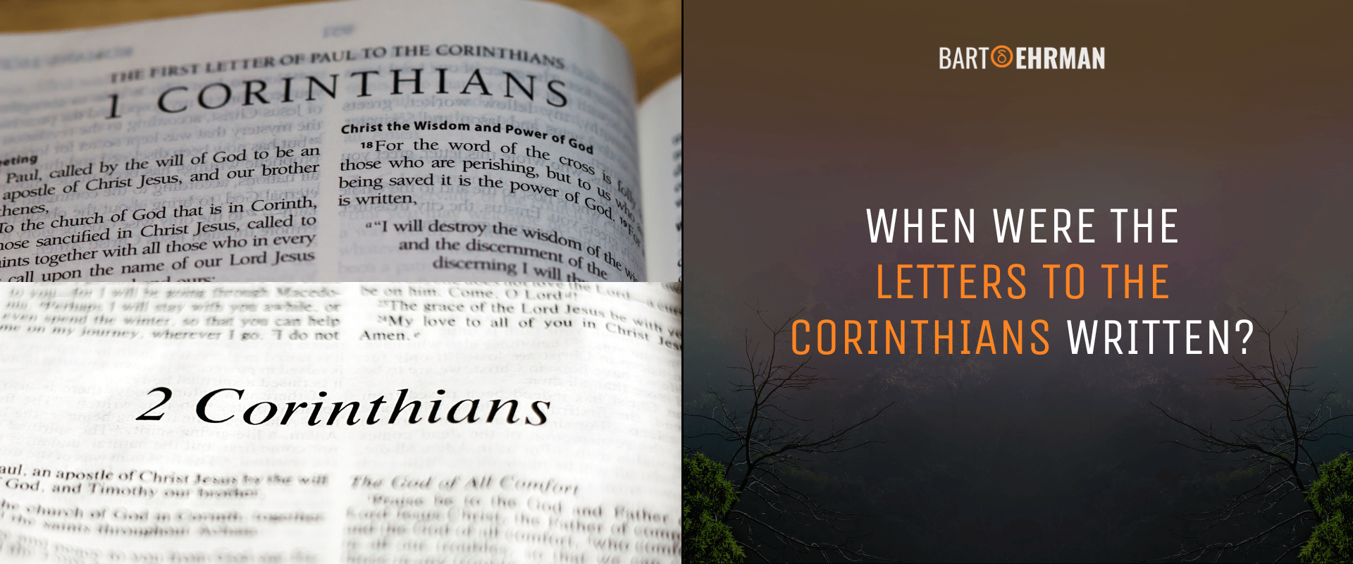 When were the letters to the Corinthians written