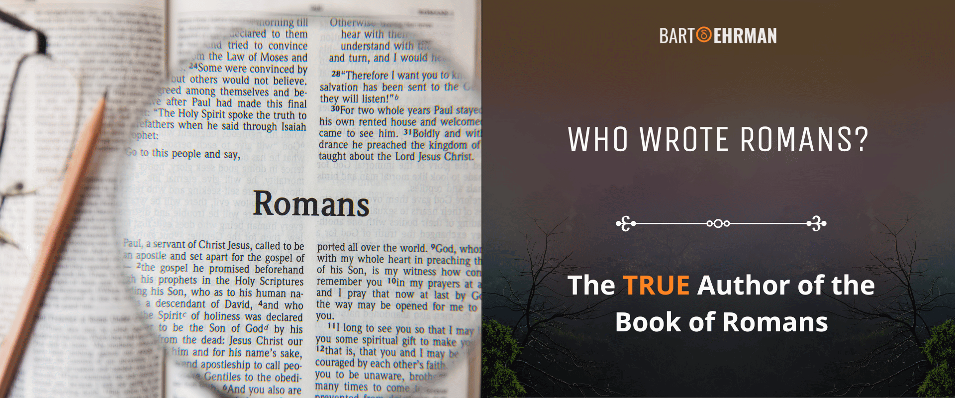 Who Wrote Romans_ The TRUE Author of the Book of Romans