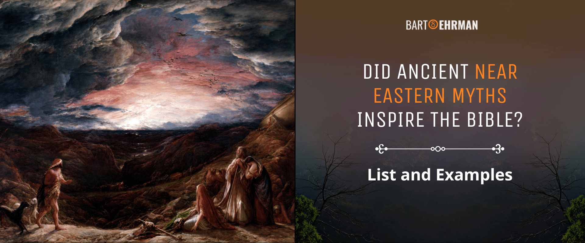 did ancient Near Eastern myths inspire the Bible