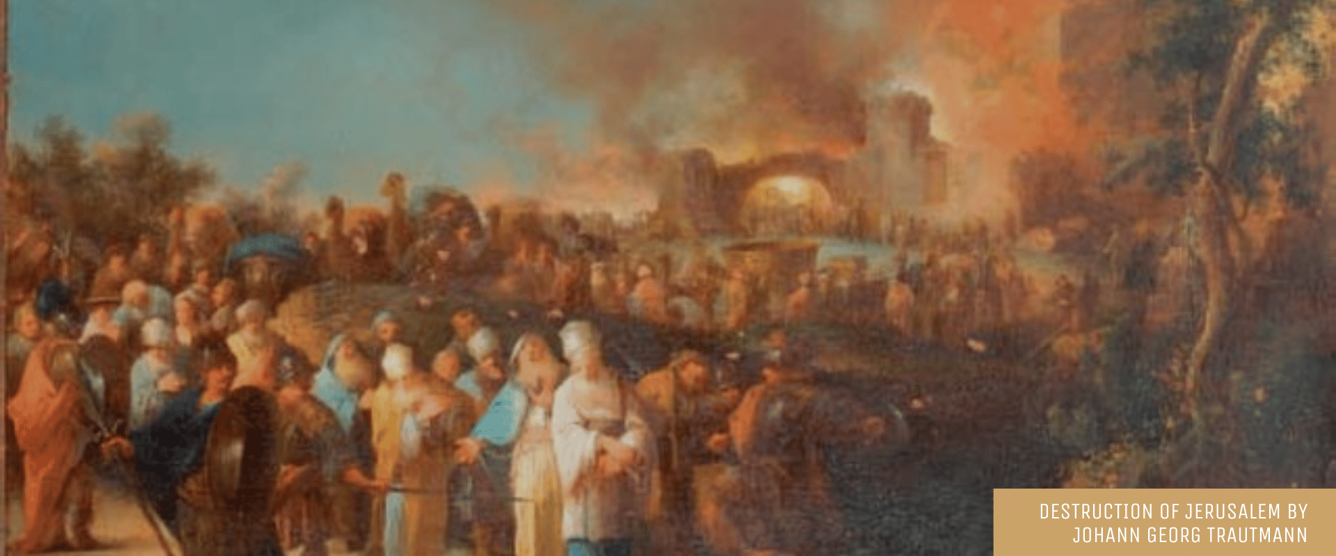 Who destroyed the temple in Jerusalem