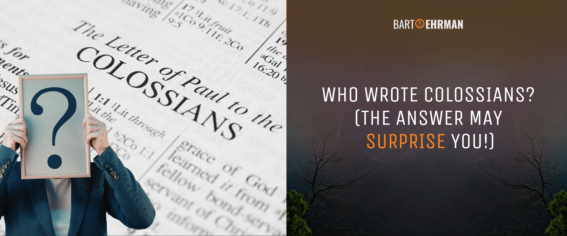 Who wrote colossians