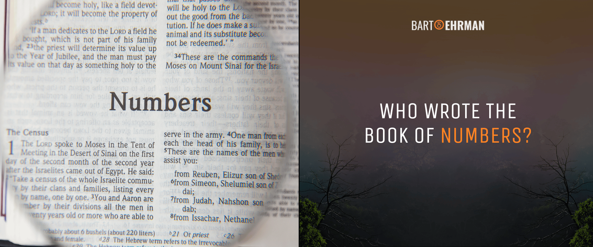 who wrote the book of Numbers who wrote the book of Numbers